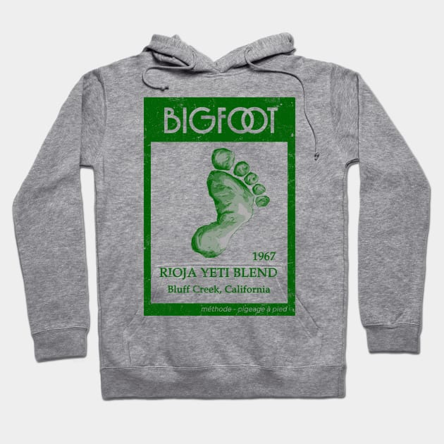 Bigfoot Wine Hoodie by kg07_shirts